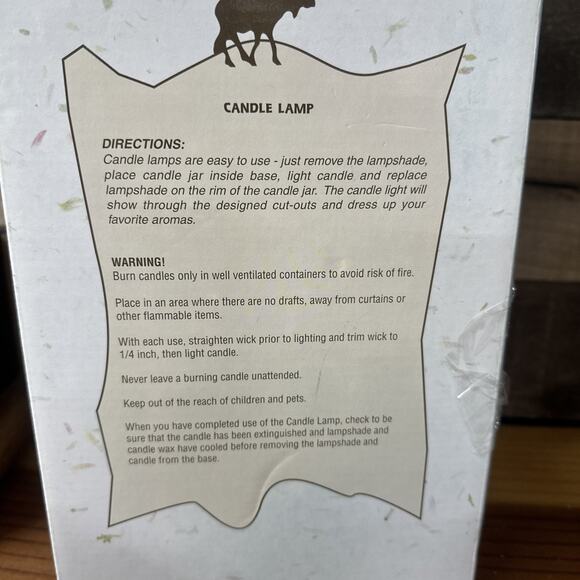 Woodland Creek Candle Lamp Weston Gallery In Box - Picture 8 of 8